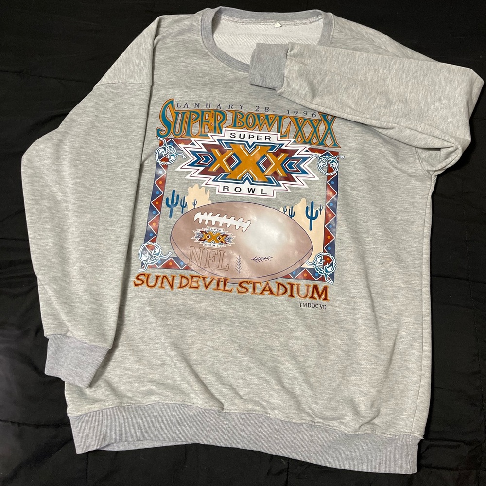 1996 Super Bowl sweater